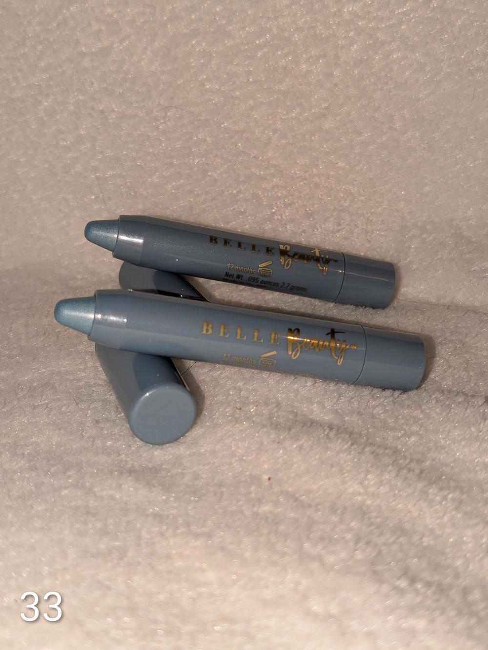 2 - Belle beauty so shady sky blue shadow stick